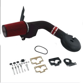 HEATSHIELD COLD AIR INTAKE KIT FIT 1997-1999 DODGE DAKOTA / 1998-2003 DODGE DURANGO 5.2L, 5.9L V8 ENGINE (RED)