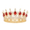 Queen Crown Rhinestone Wedding Crowns and Tiaras for Women Costume