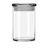 Libbey Cylinder Jar with Glass Lid, 31-Ounce