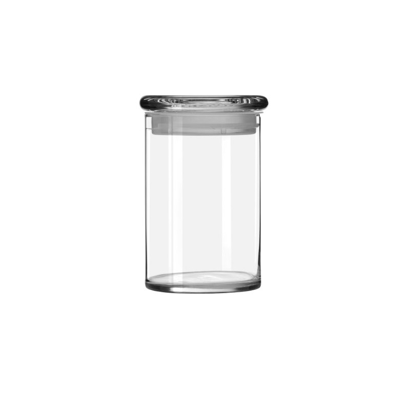 Libbey Cylinder Jar with Glass Lid, 31-Ounce