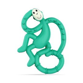 Mordedera para Bebé MatchStick Mini Monkey Mordedor, Verde (Green), 10 cm