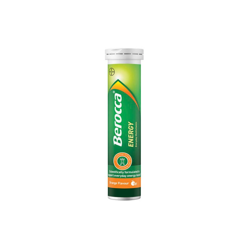 Berocca Energy Orange Effervescent Tablets 45 Pack