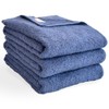 Slim Bath Towel, Imabari Towel, Certified, Set of 3, Thin,