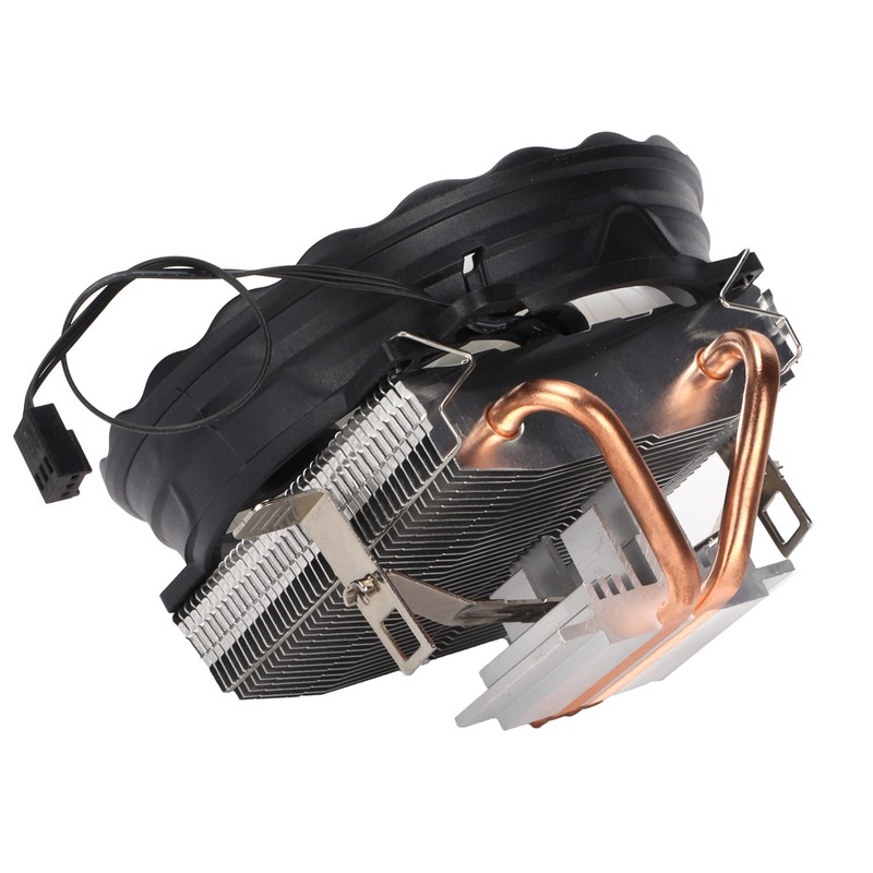 CPU Cooler Double Heat Conduction Intelligent Temperature Control Mute RGB