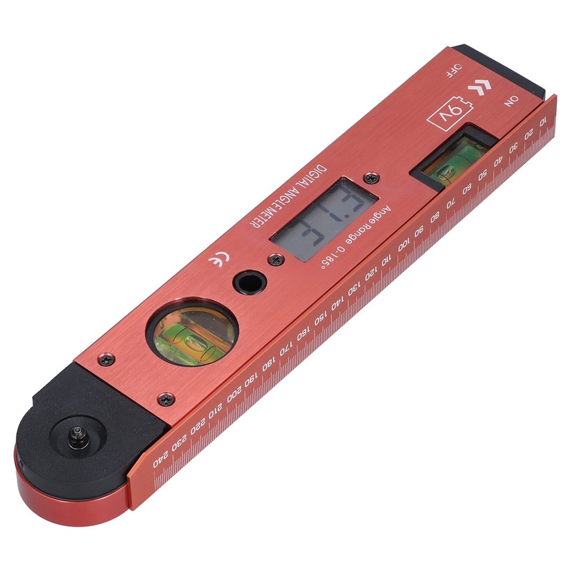 LCD Digital Protractor Inclinometer Portable Angle Finder Gauge with Level