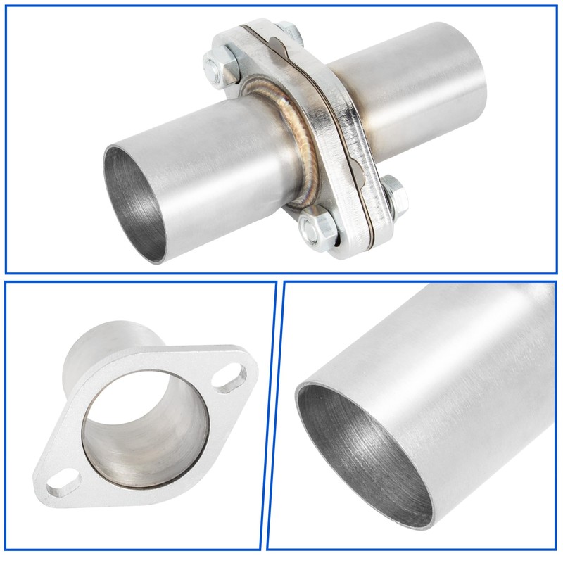 SVULK Exhaust Flange Repair Pipe Kit, 1.75" ID/45mm to 1.75"