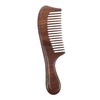 FOMIYES Sandalwood Detangling Comb for Women Long Handle Wooden Hair