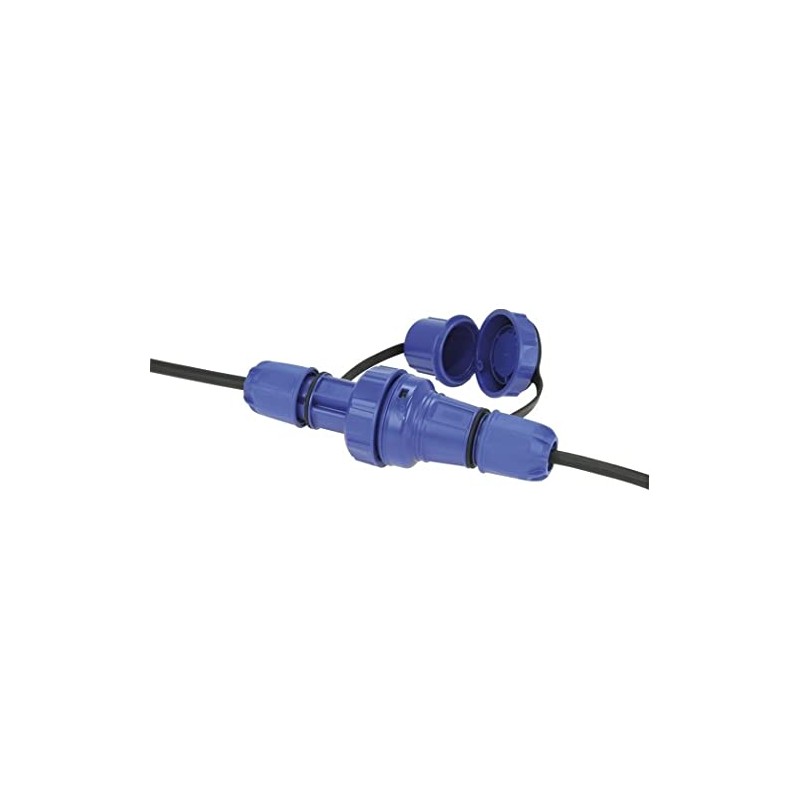 SIROX Pressure-Waterproof Protective Contact Plug, Blue, IP66/IP68, 250 V, 10