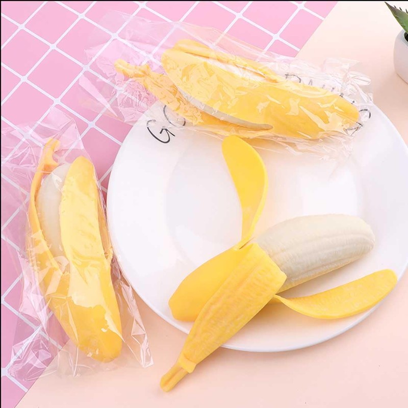 AiO JAPAN Toy, Stretching Banana, Peeling Banana, Stress Relief, Stress