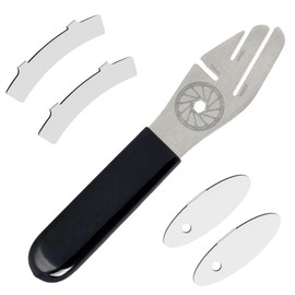 HEOUCH Pack of 5 Disc Brake Adjusting Aid, Brake Disc Straightening Tool, Brake Disc Adjuster, Bicycle Disc Brake Straightening Tool, Stainless Steel, Bicycle Disc Brake Correction Key