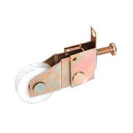 1" Nylon Ball-Bearing Center Groove Sliding Screen Door Roller for Moss Doors - Package