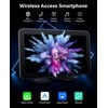 AX2V 7" HD Apple Carplay Screen for Car，2-in-1 Wireless CarPlay