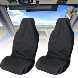 CICMOD 2Pcs Auto SUV Car Van Seat Covers Anti Slip Throw Over Seat Cover Protector US