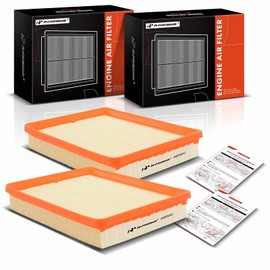 A-Premium Filtro de aire de motor de 2 piezas compatible con Hyundai Sonata 1999-2005 y Kia Magentis, Optima 2001-2006, 2.4L 2.5L 2.7L