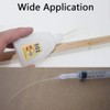 Pack of 100 Plastic Glue Micro Tips Glue Extender Applicator