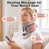 Cervical Traction Device - Adjustable Neck Stretching with Heating Pad