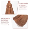 Witch Broom Palm Broom Mini Natural Whisk Broom Thai Desk