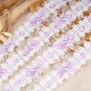 SEWVIVD 1.5 Inch Wide 3 Yards Pleated Ruffle Lace Trim