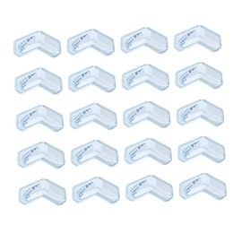 TOYANDONA 20pcs Kid Furniture Glass Table Protector Desk Protector Corner Guard Plate Soft Rubber