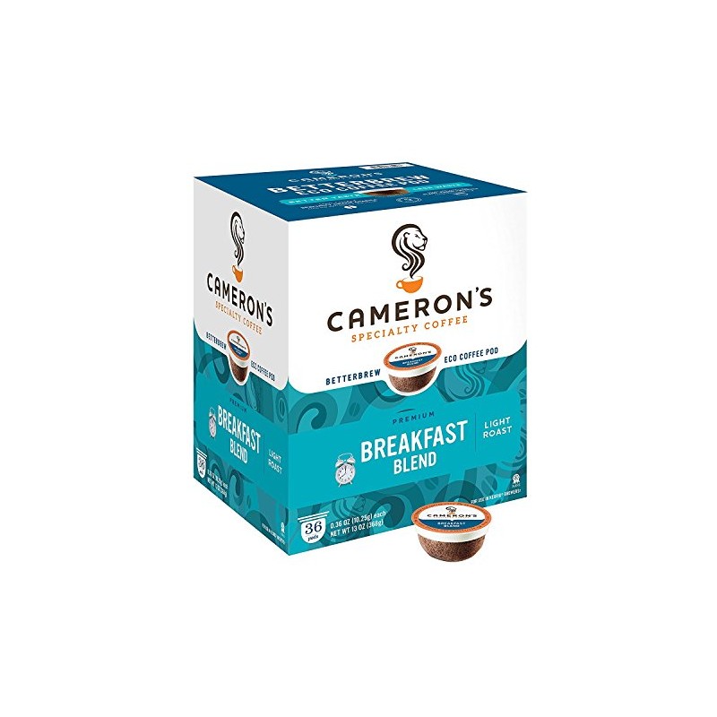 Cameron's Coffee Single Serve Pods, Breakfast Blend, 36 Count (Pack