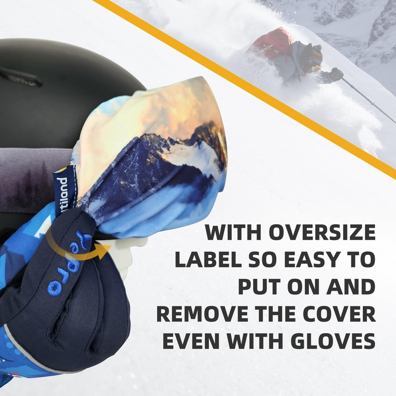 Hytiland SKI Goggle Cover Sleeve, Lens Scratch-Free & Dust Protection,
