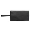 Genuine Leather Security Wallet Pouch with Belt Loop AC501 Black