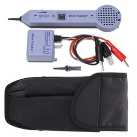 Kit de Tono y Sonda, Kit de Comprobación de Cables de Red Amplificador de Inducción Ajustable de Audio Detector de Tono de Cable Kit Generador de Tonos para la Colación de Cables de Red