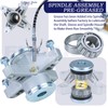 FULAIGE 2 Pack Greased 918-04426 Spindle Assembly with 756-3089 Pulley