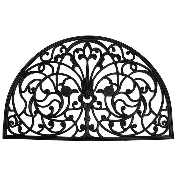 DII DII Rubber Doormats Collection All Weather, 24x36, Wrought Iron