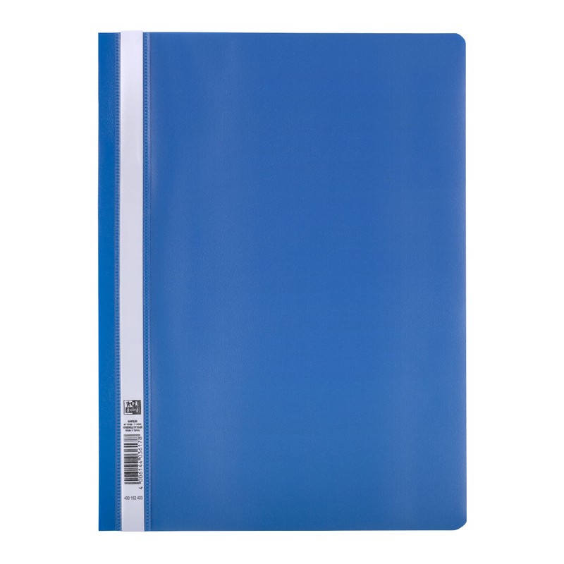 Oxford 14 x A4 Plastic File Folders Assorted Colours 14