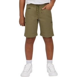 Eddie Bauer Youth Convertible Pull-On Water-Resistant Pants, Green, Small (7/8)