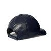 Lukkizara Navy Genuine Lambskin Leather Baseball Cap Hat Men Dad