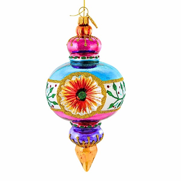 Huras Family Noel Joy Glass Tree Ornament Hf964mb Merry &