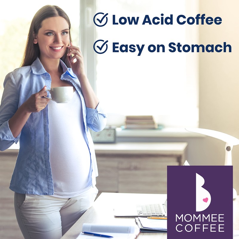Mommee Coffee - Half Caf | Low Acid, Organic, Fair