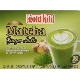 Gold Kili Instant Matcha Ginger Latte, 8.8 Ounce