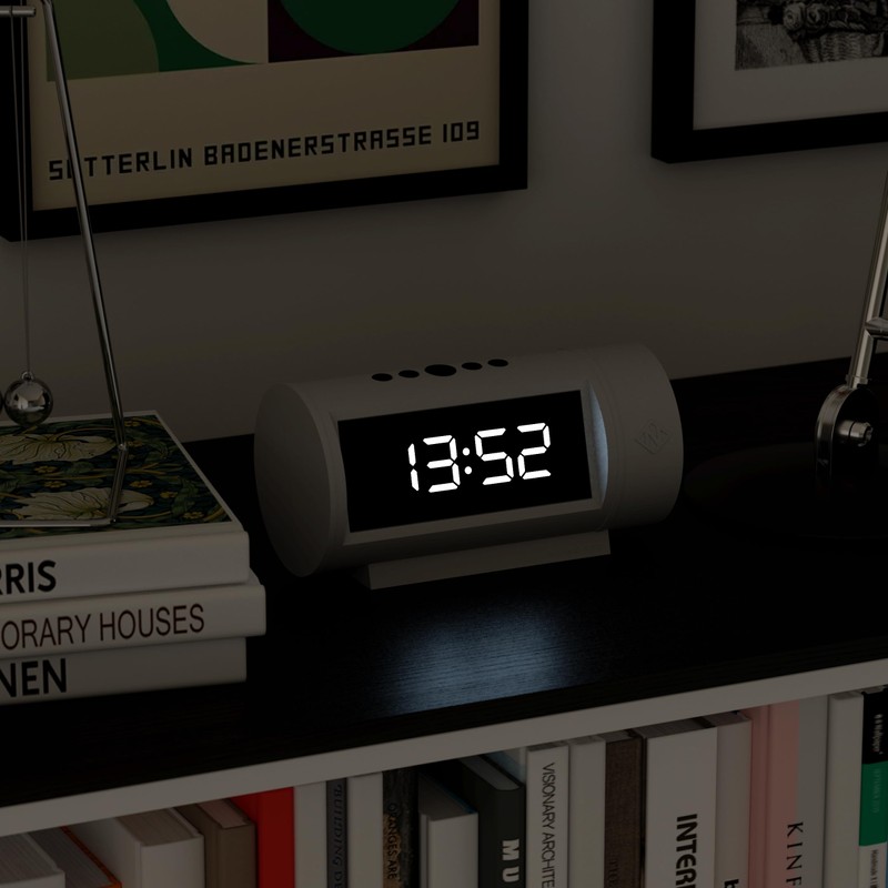 NEWGATE® Digital Retro Alarm Clock - LED Alarm Clock -