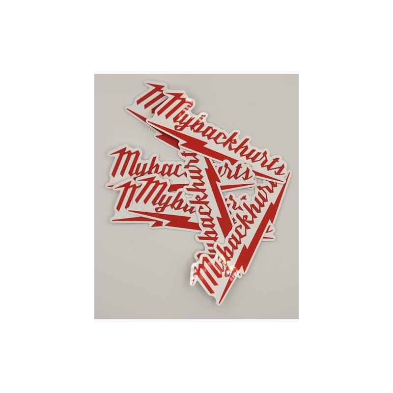 My Back Hurts Sticker