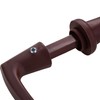 JUVA Door Handle Set Rosette Handle Pair for Push-Lock Screw-On
