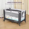 ELEMARA 3 in 1 Wide Baby Bassinet with Ajustable Side,2024