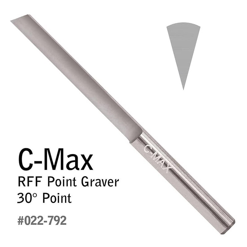 GRS 022-792 C-Max RFF Point Carbide Graver 30
