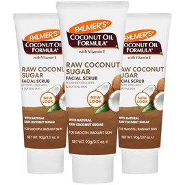 Palmer's Coconut Oil Formula Coconut Sugar Facial Scrub 3.17 oz. (Pack of 3)