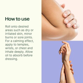 Plant Therapy Organic Lavender & Frankincense Castor Body Oil Roll-On 30 mL (1 oz) Soothes Dryness, and Skin Irritation, Calming Aroma, Relaxation, Pure, Organic Formula, Healing Benefits