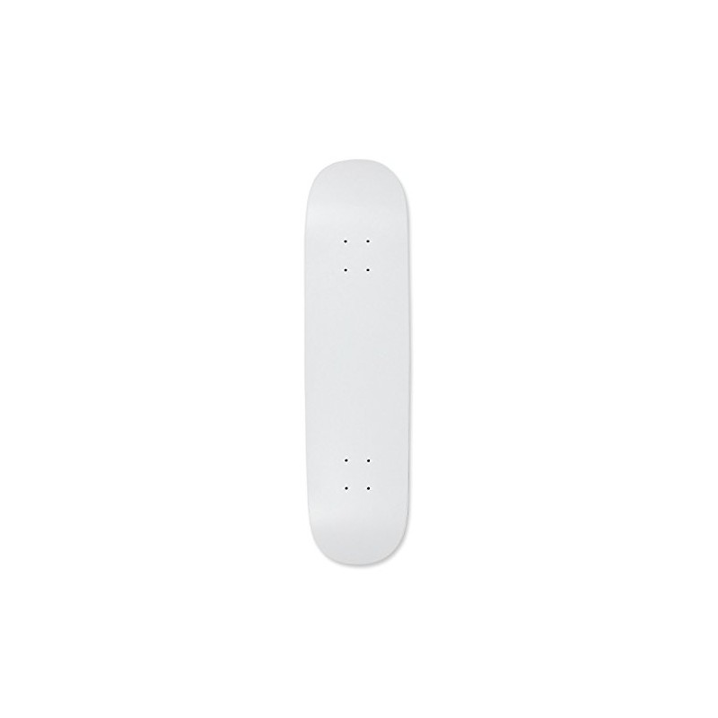 Moose D067 Blank Skateboard Deck, Dipped White, 8.5"