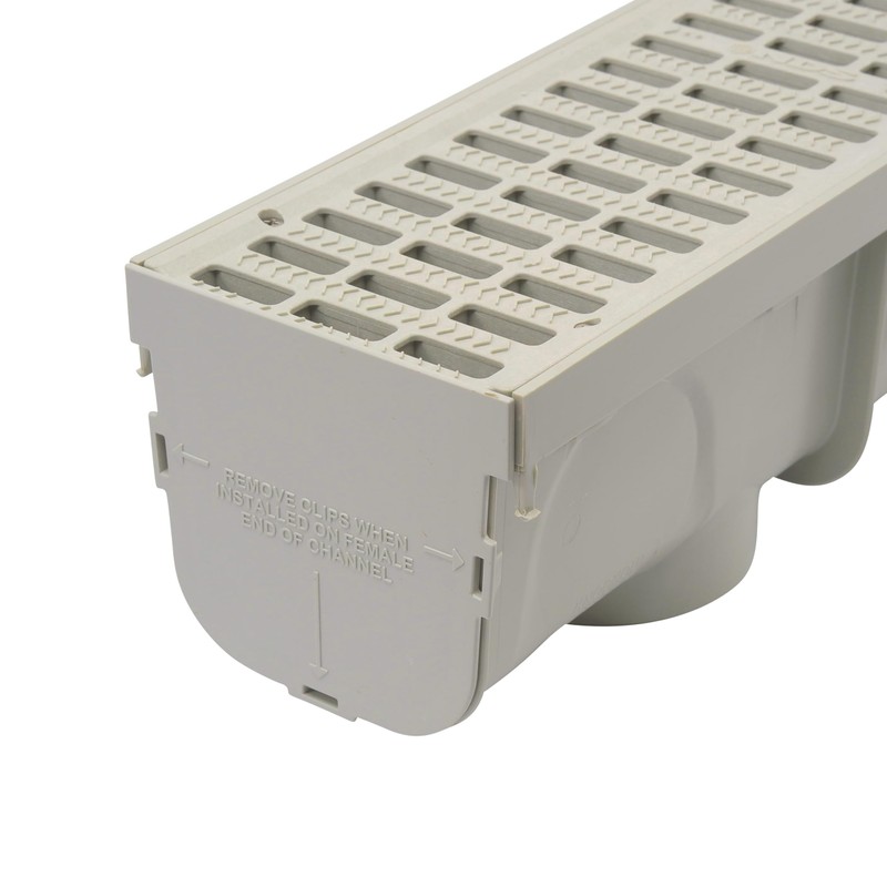 NDS 864G 5-Inch Pro Series Channel Drain Kit, 5-1/2-Inch X