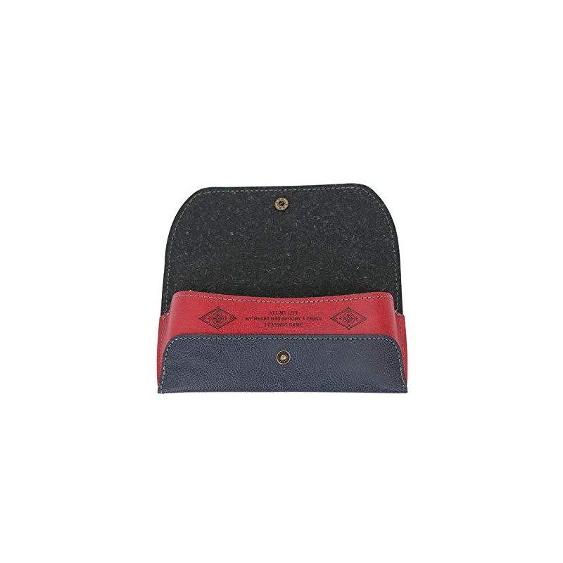 Dulton Glasses Case, Caravan, Navy, Height 3.0 x Width 6.7