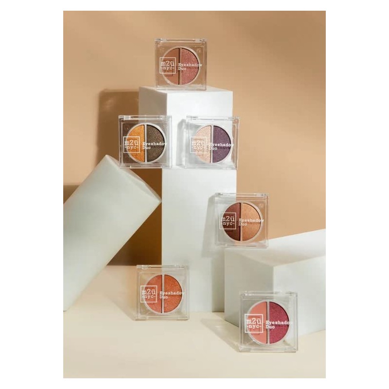 M2U NYC EyeShadow Duo, Eye Shadow Set, Multiple Shades/Colors, Makeup