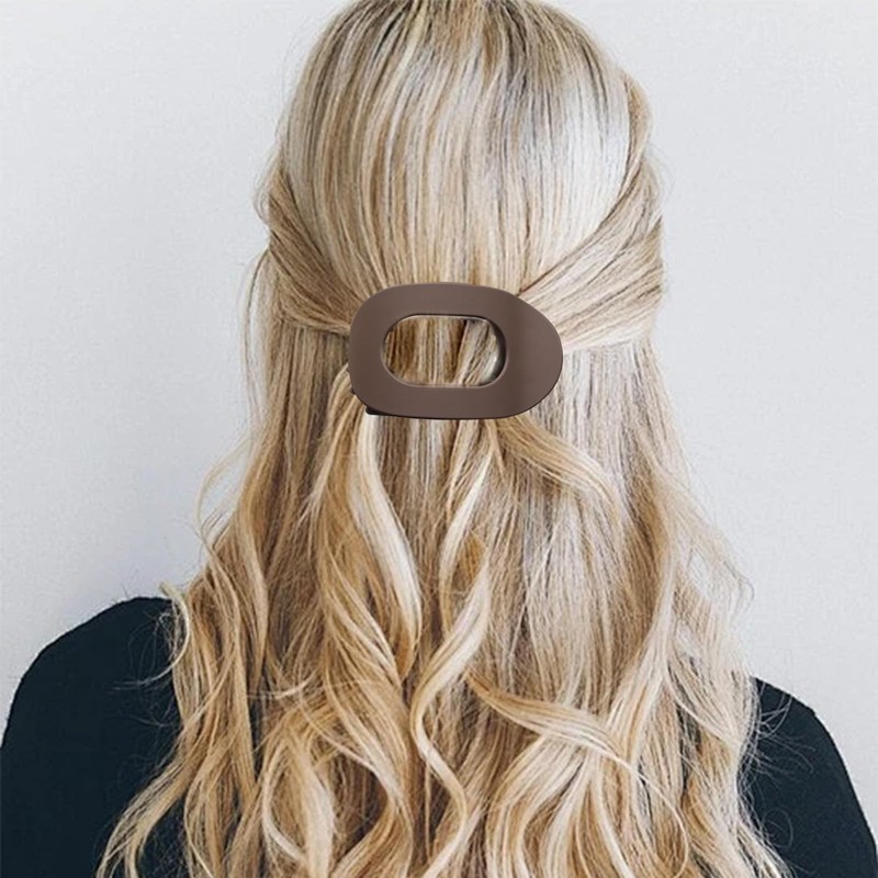 AYNKH 5Pcs Flat Hair Clips for Women, Claw Clips for