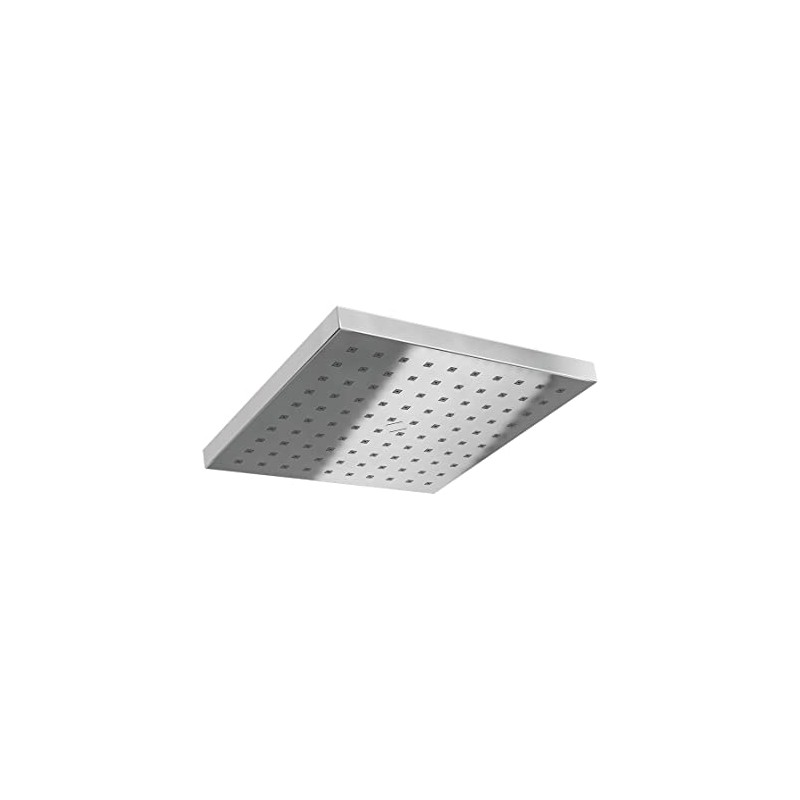 EcoSpa Large 200mm Square Overhead Rainfall Shower Head Chrome