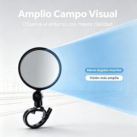 2PCS Retrovisores para Bicicleta para Merida Ride300