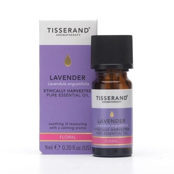 Tisserand Aromatherapy, Lavender Essential Oil, Ethically Harvested, 100 Percent Pure Essential Oil, 9 ML